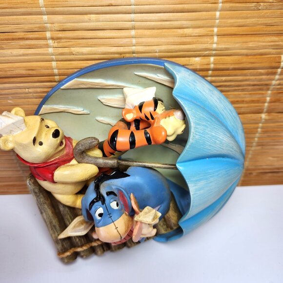 Bradford Exchange Winnie the Pooh Collectible 3D Plate A Grand Day for Sailing - Picture 3 of 11